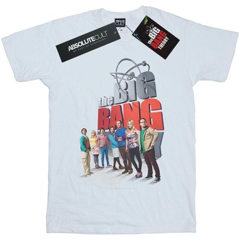 Vêtements Fille T-shirts manches longues The Big Bang Theory Big Poster Blanc