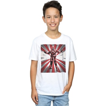 Vêtements Garçon T-shirts manches courtes Marvel Tops / Blouses Fits Blanc