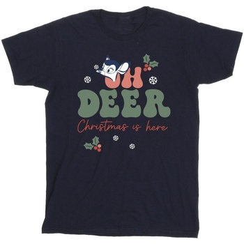 Vêtements Garçon T-shirts manches courtes Disney Bambi Oh Deer Bleu