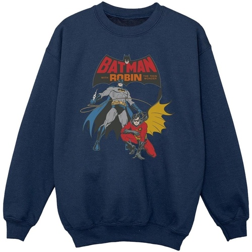 Vêtements Fille Sweats Dc Comics Batman And Robin Bleu