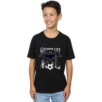 Vêtements Garçon T-shirts manches courtes Dc Comics Batman Football Gotham City Noir