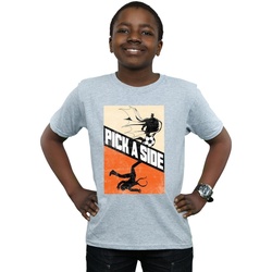 Vêtements Garçon T-shirts manches courtes Dc Comics Batman Football Pick A Side Gris