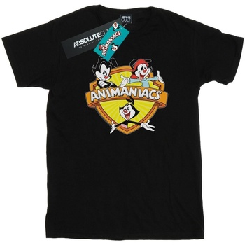 Vêtements Femme T-shirts manches longues Animaniacs Logo Crest Noir