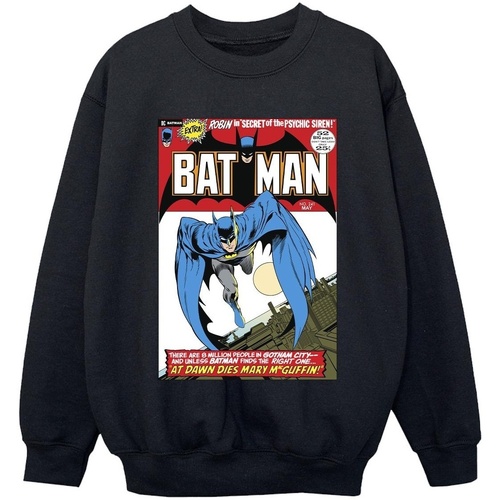 Vêtements Garçon Sweats Dc Comics Running Batman Cover Noir