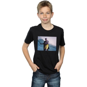 Vêtements Garçon T-shirts manches courtes Dc Comics Batman TV Series Surfing Still Noir