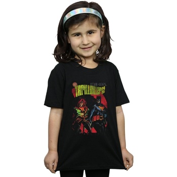 Vêtements Fille T-shirts manches longues Dc Comics Batman And Batgirl Thrilkiller 62 Noir