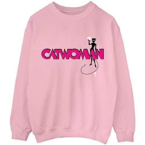 Vêtements Femme Sweats Dc Comics Batman Catwoman Logo Rouge