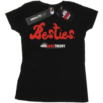 Vêtements Femme T-shirts manches longues The Big Bang Theory Besties Text Noir