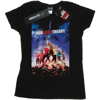Vêtements Femme T-shirts manches longues The Big Bang Theory Character Poster Noir