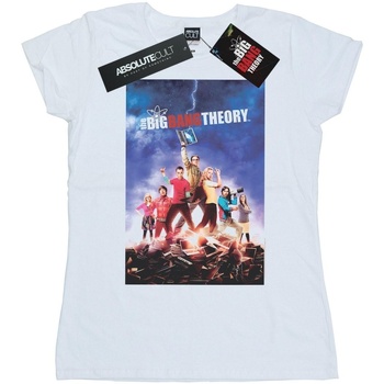 Vêtements Femme T-shirts manches longues Whad Up Science Bitchesory Character Poster Blanc