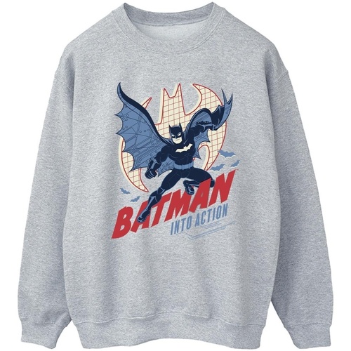 Vêtements Femme Sweats Dc Comics Batman Into Action Gris