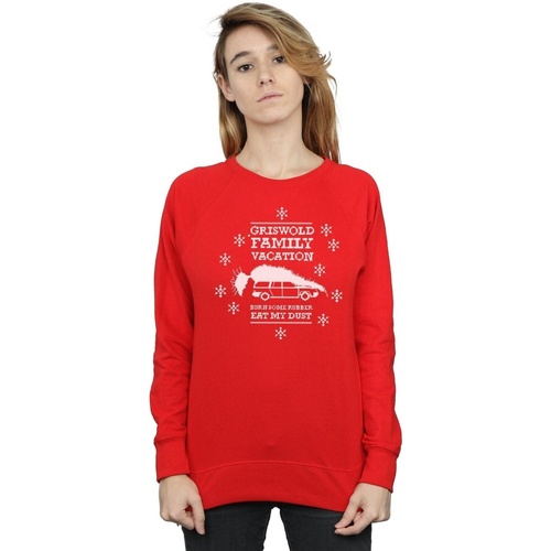 Vêtements Femme Sweats National Lampoon´s Christmas Va Eat My Dust Rouge