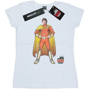 Vêtements Femme T-shirts manches longues The Big Bang Theory Howard Superhero Blanc