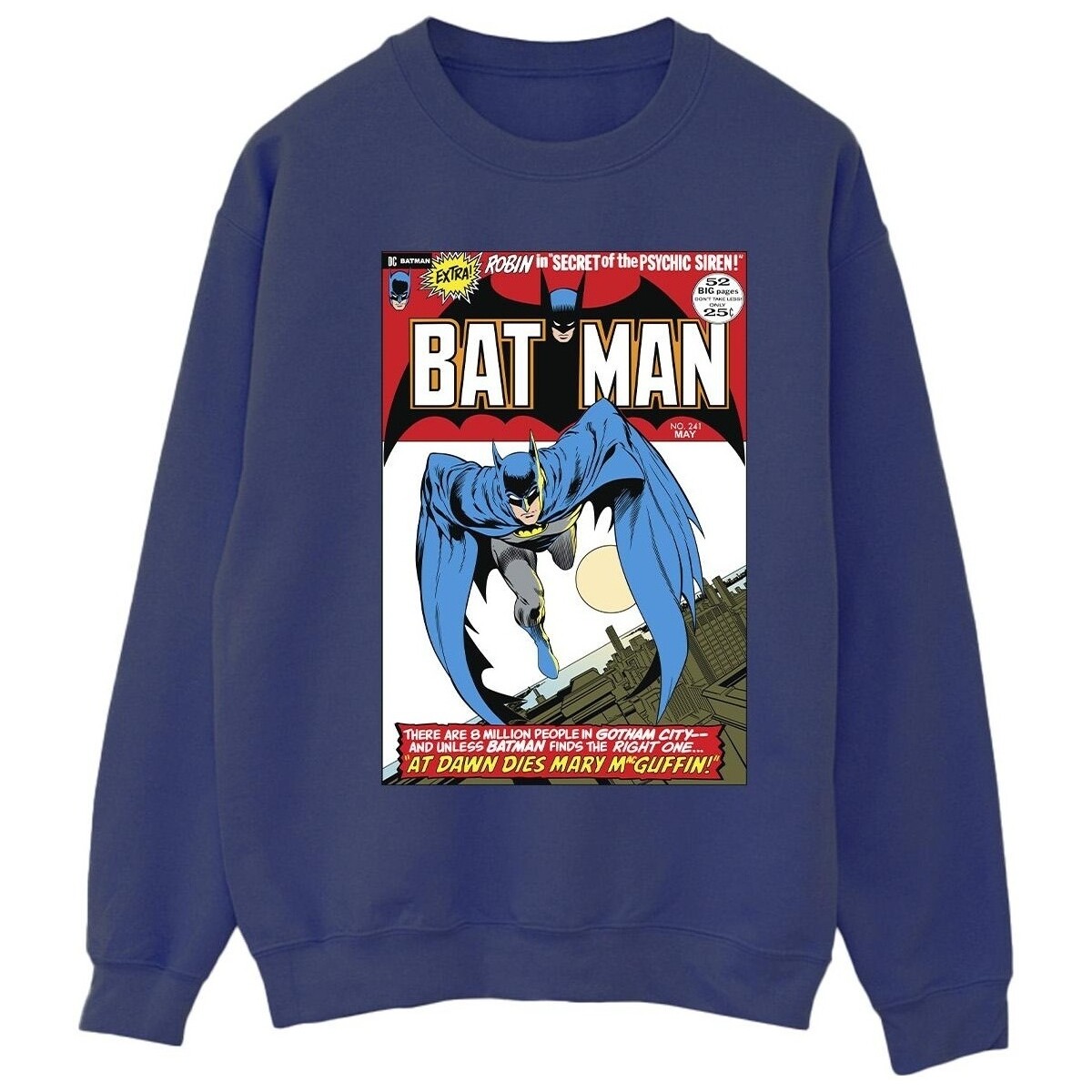 Vêtements Femme Sweats Dc Comics Running Batman Cover Bleu