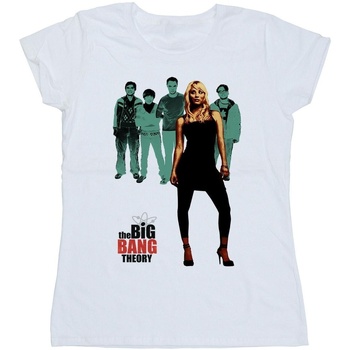 Vêtements Femme T-shirts manches longues The Big Bang Theory Penny Standing Blanc