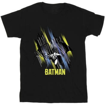 Vêtements Fille T-shirts manches longues Dc Comics Batman Flying Batman Noir