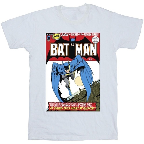 Vêtements Garçon T-shirts manches courtes Dc Comics Running Batman Cover Blanc