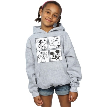 Vêtements Fille Sweats Disney Mickey, Donald, Goofy And Pluto Boxed Gris