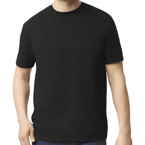 Vêtements Homme T-shirts manches longues Gildan Softstyle CVC Noir