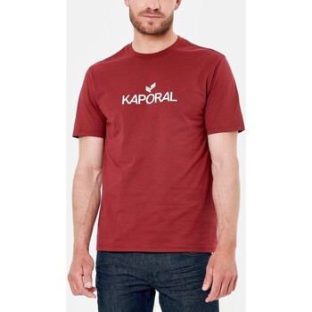 Vêtements Homme T-shirts manches courtes Kaporal - T-shirt col rond - bordeaux Bordeaux