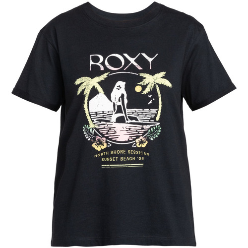Vêtements Femme T-shirts & Polos Roxy Summer Fun Noir