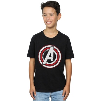 Vêtements Garçon T-shirts manches courtes Marvel Avengers Endgame Whatever It Takes Symbol Noir