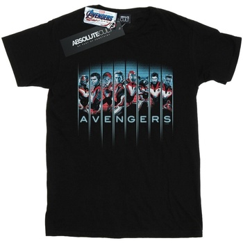 Vêtements Fille T-shirts manches longues Marvel Avengers Endgame Team Tech Assemble Noir