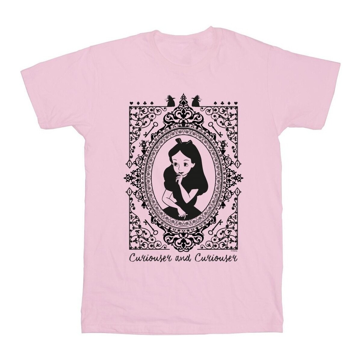 Vêtements Garçon T-shirts manches courtes Disney Alice In Wonderland Frame Rouge