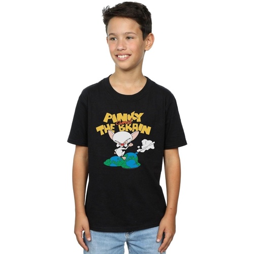 Vêtements Garçon T-shirts manches courtes Animaniacs  Noir