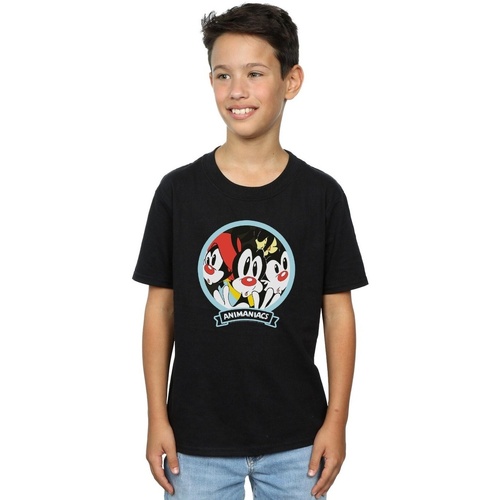 Vêtements Garçon T-shirts manches courtes Animaniacs Fisheye Group Noir