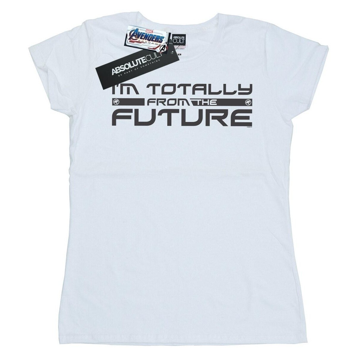 Vêtements Femme T-shirts manches longues Marvel Avengers Endgame Totally From The Future Blanc