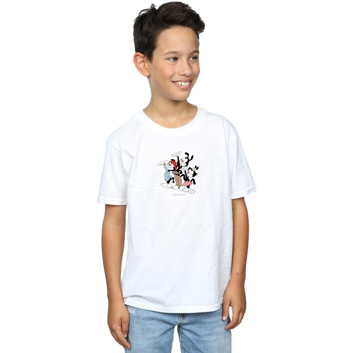 Vêtements Garçon comme des garcons play kids heart logo cotton t shirt Ta Da Blanc
