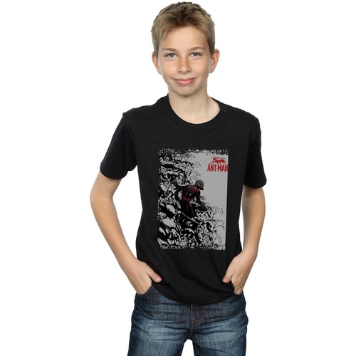 Vêtements Garçon T-shirts manches courtes Marvel Ant-Man Army Noir