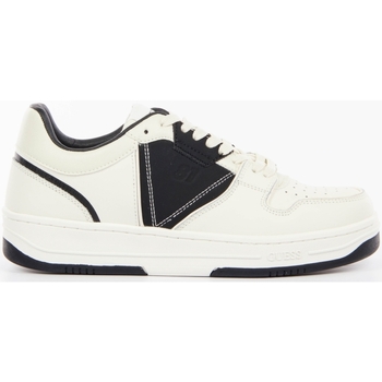 Chaussures Homme Baskets basses Basche Guess ancona Blanc