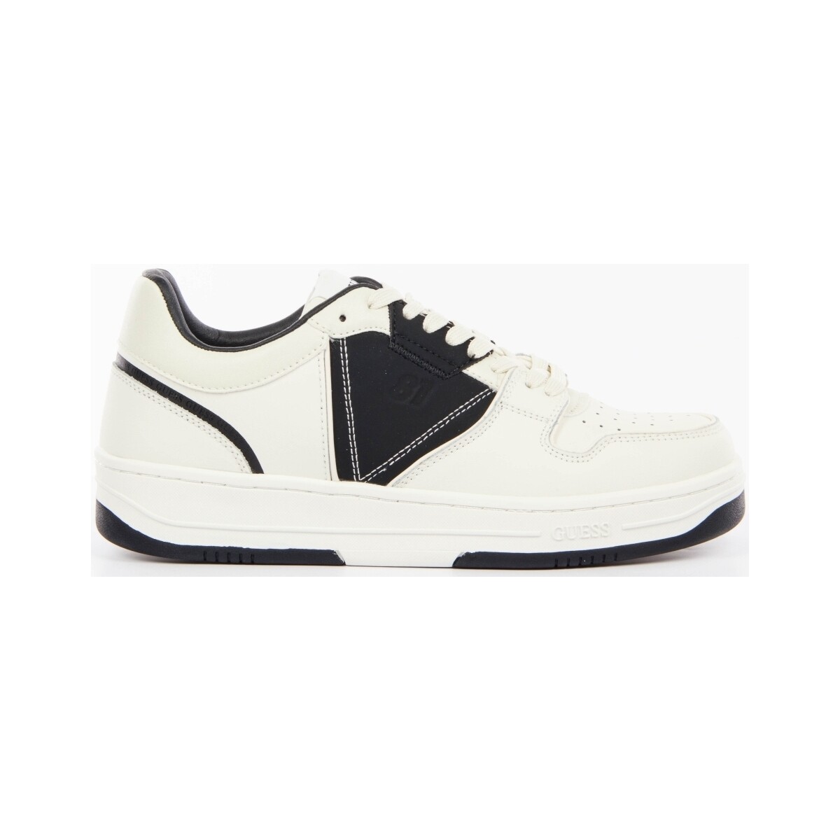 Chaussures Homme Baskets basses Guess ancona Blanc
