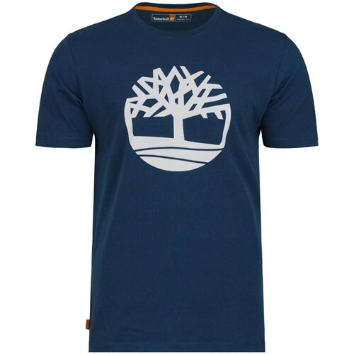 Vêtements Homme T-shirts manches courtes Timberland TB0A2C6S Bleu