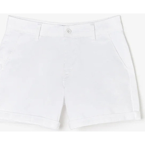 Vêtements Femme Shorts / Bermudas Bottines / Bootsises Short lyvi blanc Blanc