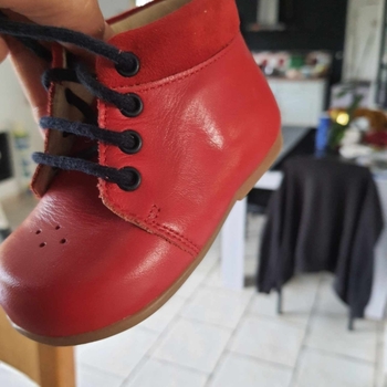 Chaussures Enfant Boots Jacadi Bottine Rouge