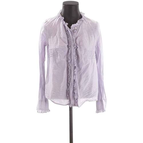 Vêtements Femme Blouses En Coton Manoush Chemise en coton Violet