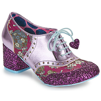 Chaussures Femme Richelieu Irregular Choice CLARA BOW Violet / Multicolore