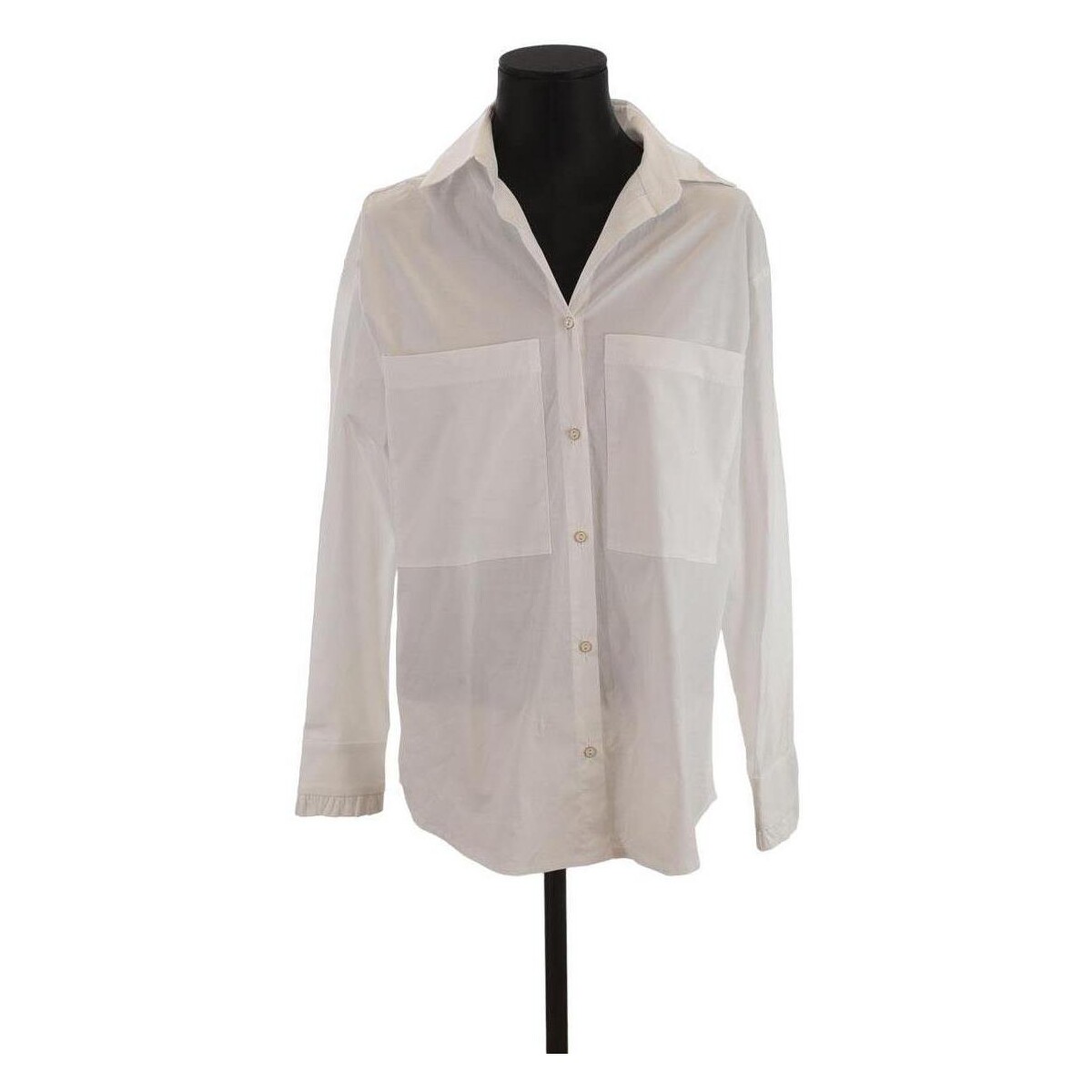 Vêtements Femme Débardeurs / T-shirts sans manche Songe Lab Chemise en coton Blanc