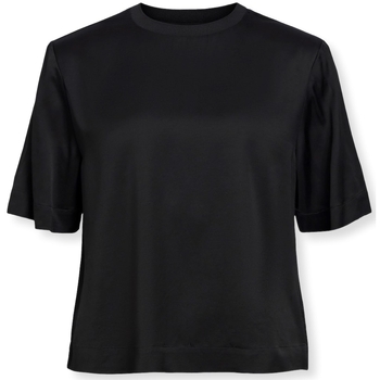 sweat-shirt object  top eirot s/s - black 