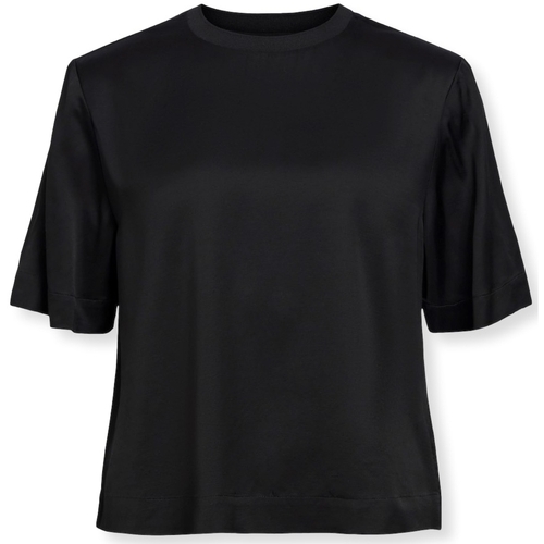 Vêtements Femme Sweats Object Top Eirot S/S - Black Noir