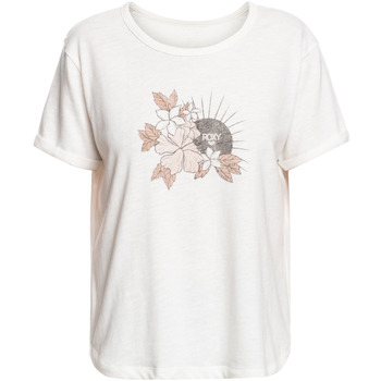 Vêtements Fille T-shirts & Polos Roxy Ocean After Blanc