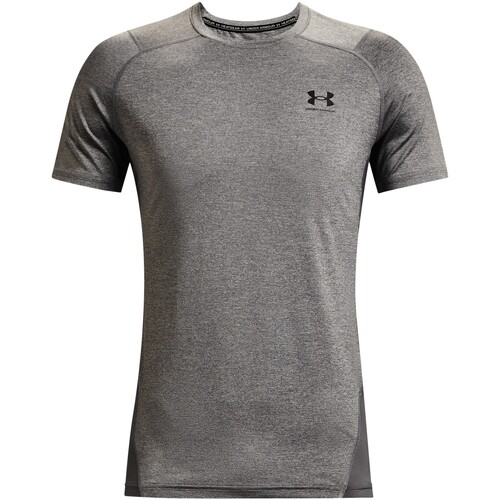 Vêtements Homme T-shirts manches courtes Under Armour sportiva HeatGear T-shirt ajusté à manches courtes Gris