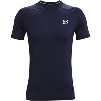 Vêtements Homme T-shirts manches courtes Under Lifes Armour HeatGear T-shirt ajusté à manches courtes Bleu