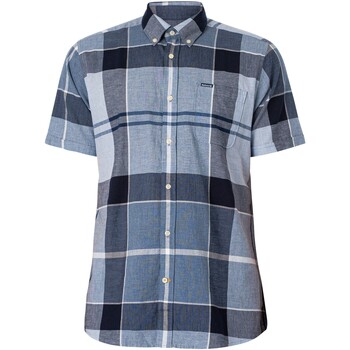 Vêtements Homme Chemises Til courtes Barbour Chemise ajustée à Til courtes Doughill Bleu