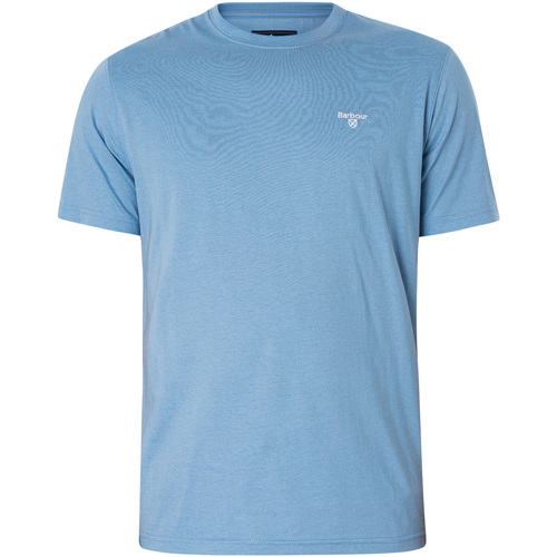Vêtements Homme Lampes à poser Barbour T-shirt ajusté sport essentiel Bleu