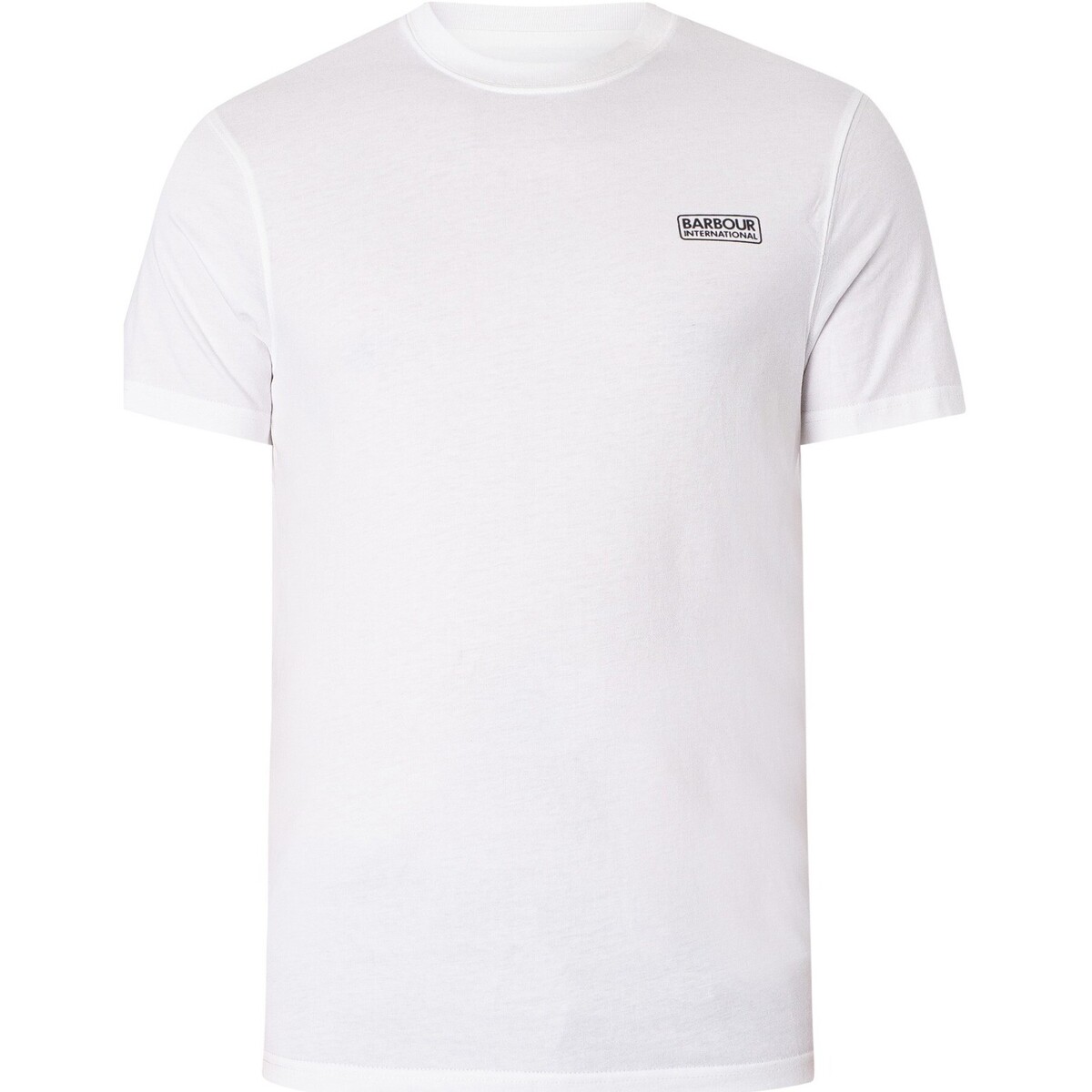 Vêtements Homme T-shirts manches courtes Barbour T-shirt ajusté à petit logo Blanc
