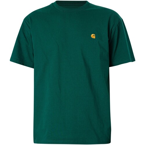 Vêtements Homme Gagnez 10 euros Carhartt Chase T-shirt Vert